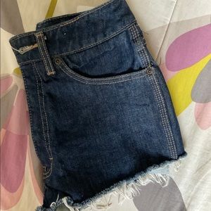Calvin Klein Denim Shorts Hi Rise